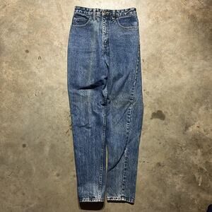 Vintage 90s Guess Jeans Blue Tapered Leg Jeans 26x32
